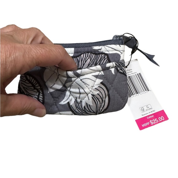 Vera Bradley Moon Shadow Meadow Coin Purse - Picture 2 of 6
